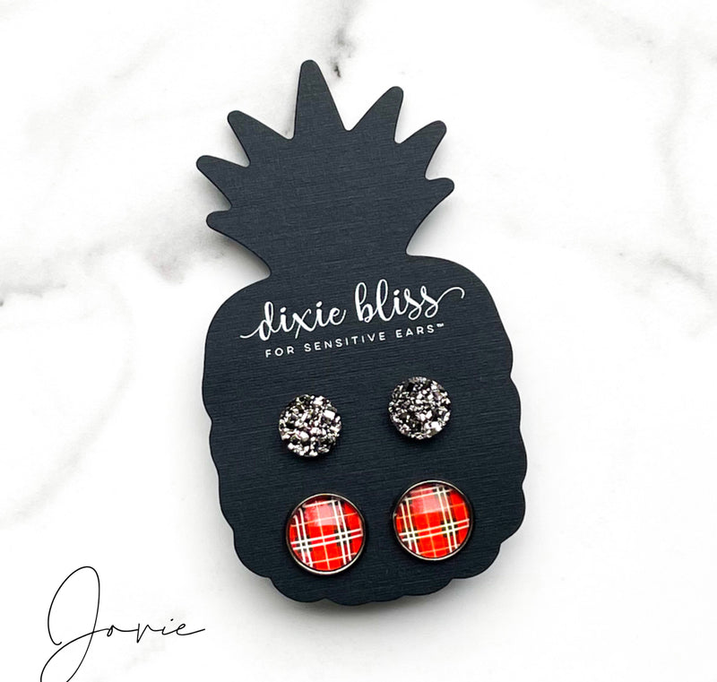 Mad for Plaid earring set